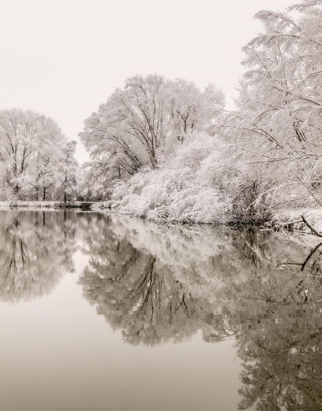 ©Erik Körner 2021-04 [1] - Frosty lake reflections
