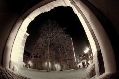 Taken during an Images Photowalk with my Samyang 7.5 mm fisheye probably at f5.6 or 8. A very sharp lens